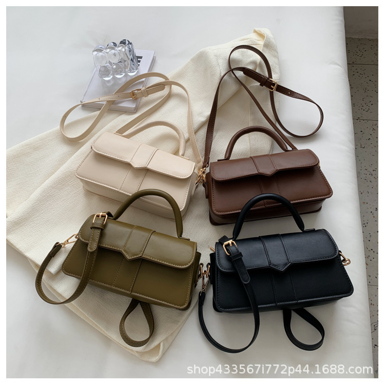 2023 New Excessive-Finish Girls's Autumn and Winter Vogue Bag - Stable Coloration Retro Shoulder Crossbody in Hong Fashion