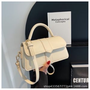 2023 New Excessive-Finish Girls’s Autumn and Winter Vogue Bag – Stable Coloration Retro Shoulder Crossbody in Hong Fashion