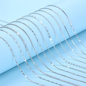 Luxurious Twisted Hint Snake Field Chain Necklace in Stable 925 Sterling Silver